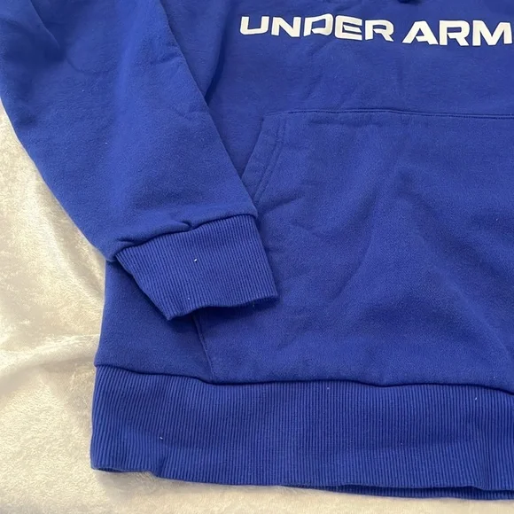 Blue Under Armour Loose Fit Hoodie SZ Med - Picture 4 of 6